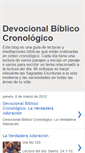 Mobile Screenshot of devocional-biblico-cronologico.blogspot.com