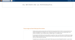 Desktop Screenshot of mundo-fotografico.blogspot.com