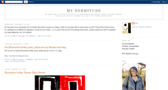 Desktop Screenshot of myhermitude.blogspot.com