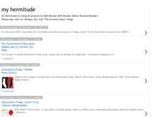 Tablet Screenshot of myhermitude.blogspot.com
