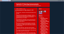 Desktop Screenshot of dctiannouncements.blogspot.com