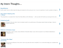 Tablet Screenshot of myinternthoughts.blogspot.com