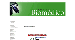 Desktop Screenshot of clubedobiomedico.blogspot.com