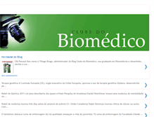 Tablet Screenshot of clubedobiomedico.blogspot.com