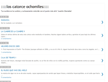 Tablet Screenshot of loscatorceochomiles.blogspot.com