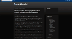 Desktop Screenshot of oscarwendel.blogspot.com