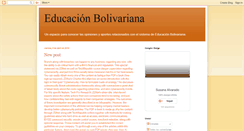 Desktop Screenshot of curriculumbolivariano.blogspot.com