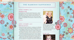 Desktop Screenshot of harrisonshappenings.blogspot.com