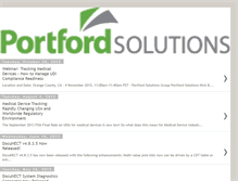 Tablet Screenshot of portfordsolutions.blogspot.com