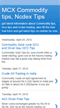 Mobile Screenshot of commodity-tips-ncdex.blogspot.com