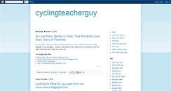 Desktop Screenshot of cyclingteacherguy.blogspot.com