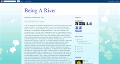 Desktop Screenshot of beingariver.blogspot.com