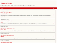 Tablet Screenshot of findjobformom.blogspot.com