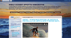 Desktop Screenshot of mauioceansports.blogspot.com