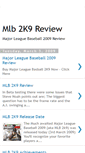 Mobile Screenshot of mlb-2k9-reviews.blogspot.com