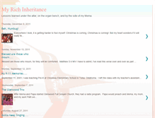 Tablet Screenshot of myrichinheritance.blogspot.com