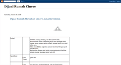 Desktop Screenshot of dijualrumahcinere.blogspot.com