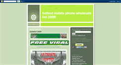 Desktop Screenshot of mobile-phone-wholesalelist.blogspot.com