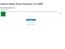 Tablet Screenshot of mobile-phone-wholesalelist.blogspot.com