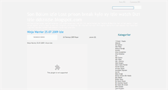Desktop Screenshot of ddiziizle.blogspot.com