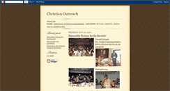 Desktop Screenshot of christianoutreach.blogspot.com