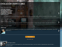 Tablet Screenshot of evolucionjfr.blogspot.com
