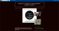 Desktop Screenshot of bradandchristymatthewsfamily.blogspot.com