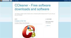 Desktop Screenshot of ccleanercom.blogspot.com