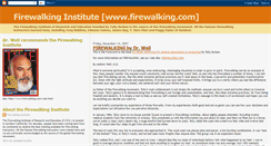 Desktop Screenshot of firewalkinginstitute.blogspot.com