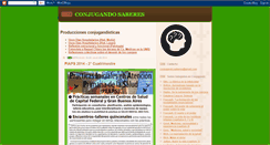 Desktop Screenshot of conjugandosaberes.blogspot.com