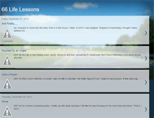 Tablet Screenshot of 66lifelessons.blogspot.com