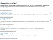 Tablet Screenshot of humannatureatwork.blogspot.com