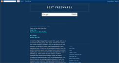 Desktop Screenshot of bestfreewares.blogspot.com