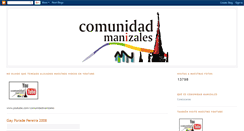 Desktop Screenshot of comunidadmanizalesfotos.blogspot.com