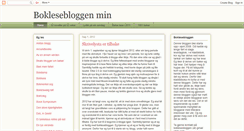 Desktop Screenshot of boklesebloggen.blogspot.com
