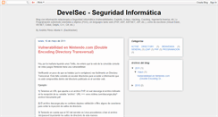 Desktop Screenshot of develsec.blogspot.com