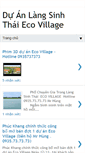 Mobile Screenshot of datduanlangsinhthaiecovillage.blogspot.com