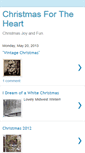 Mobile Screenshot of christmasfortheheart.blogspot.com