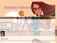 Tablet Screenshot of blogarmariofeminino.blogspot.com