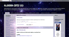 Desktop Screenshot of algebradelcbtis120.blogspot.com