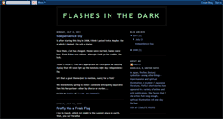 Desktop Screenshot of flashesinthedark.blogspot.com