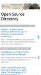 Mobile Screenshot of opensourcedirectory.blogspot.com