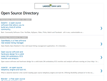 Tablet Screenshot of opensourcedirectory.blogspot.com