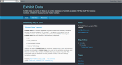 Desktop Screenshot of exhibitdata.blogspot.com