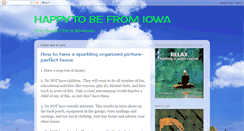 Desktop Screenshot of happytobefromiowa.blogspot.com