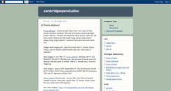 Desktop Screenshot of cambridgeopenstudios.blogspot.com