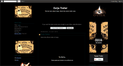 Desktop Screenshot of ouija-movie-trailer.blogspot.com