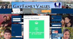 Desktop Screenshot of gayfamilyvalues.blogspot.com