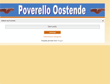 Tablet Screenshot of poverello-oostende.blogspot.com