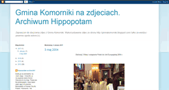 Desktop Screenshot of gminakomorniki.blogspot.com